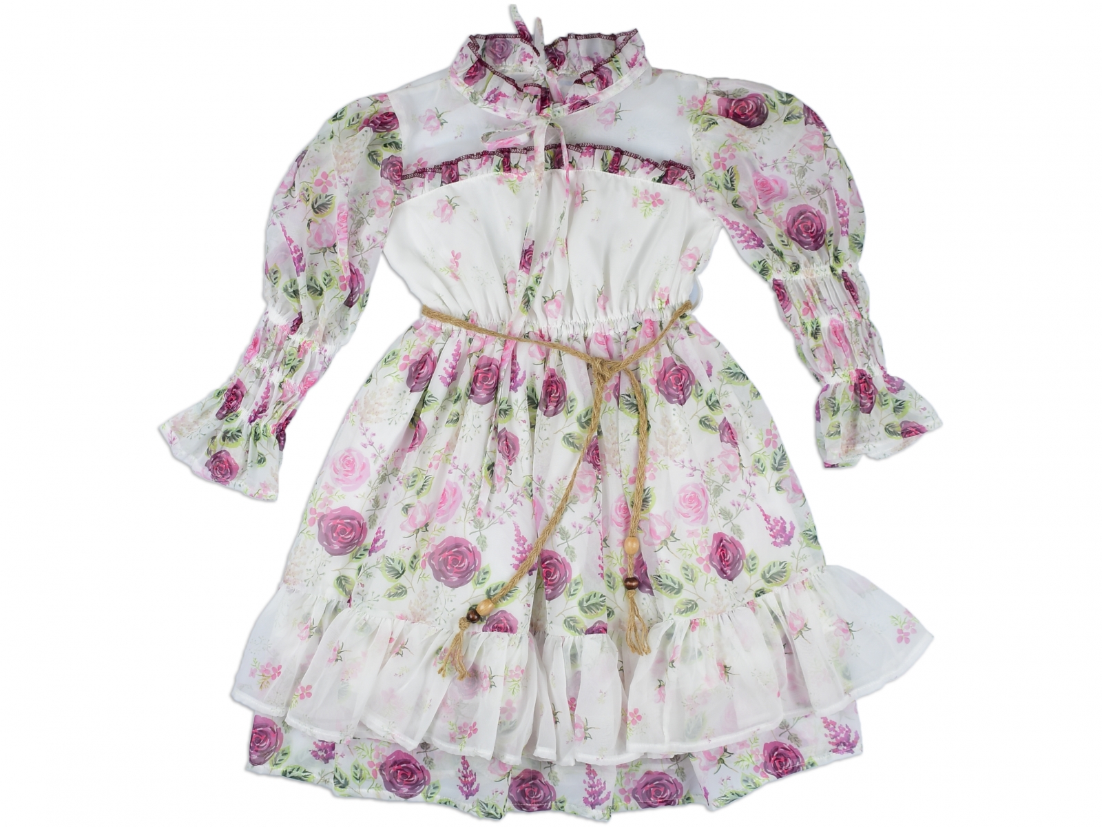 ÇİÇEKLİ ELBİSE 9-12  YAŞ