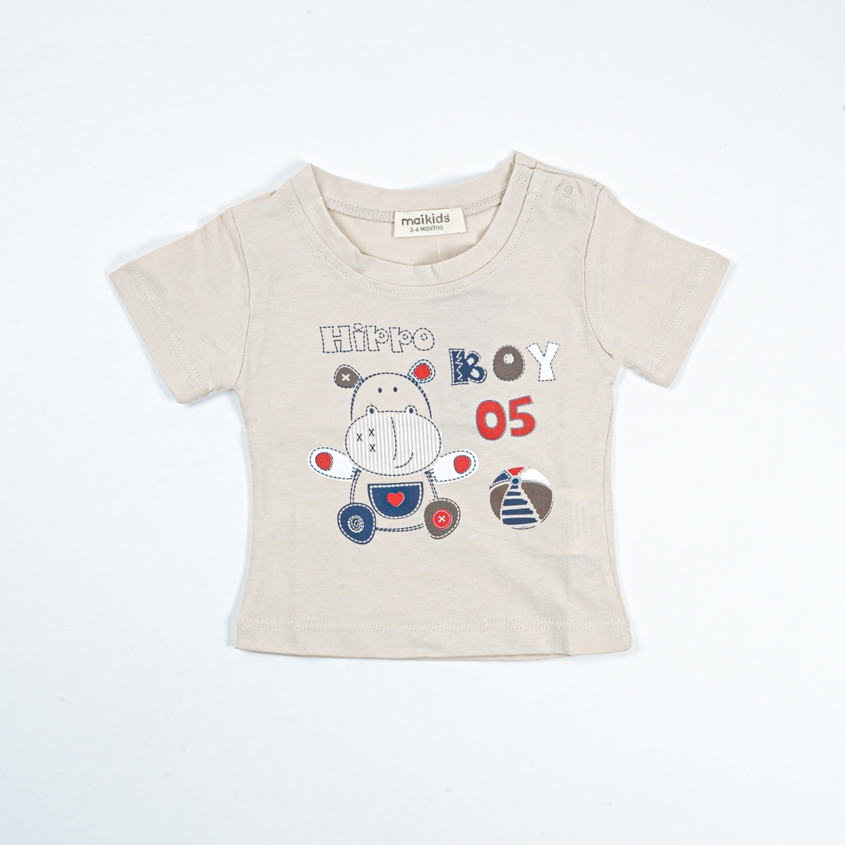 HİPPO BOY BASKILI AYLIK TİŞÖRT
