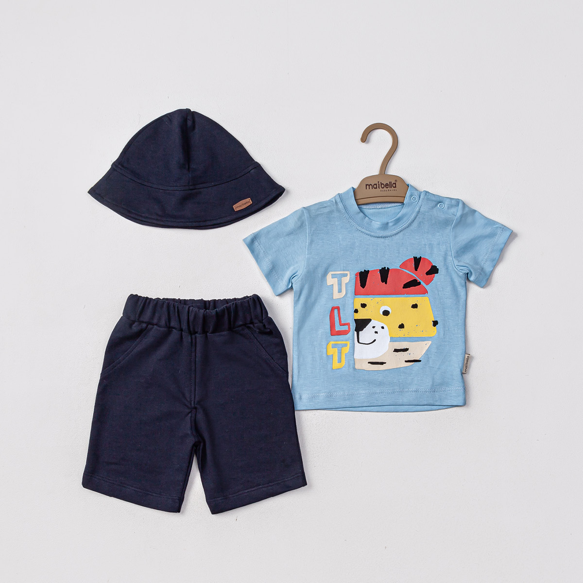 ERKEK 3 LÜ ŞORTLU TAKIM