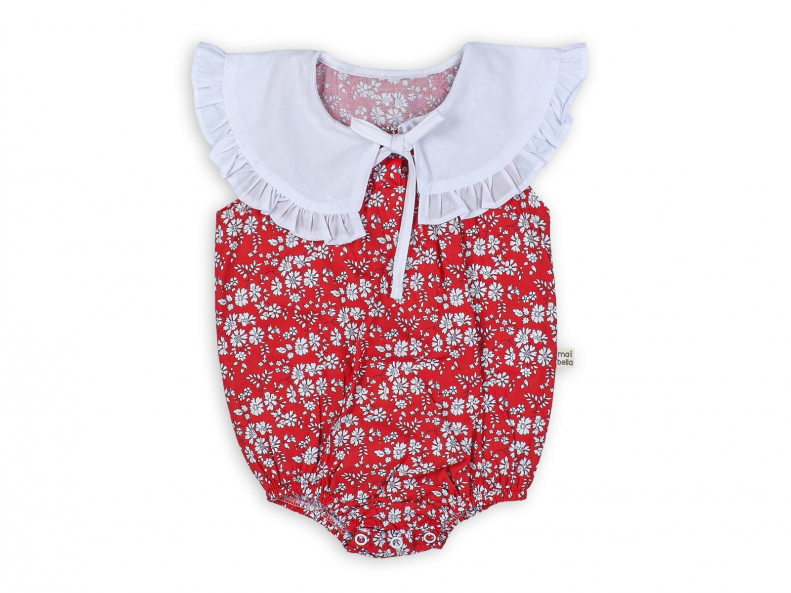 YAPRAK FIRFIRLI BEBE YAKALI ROMPER