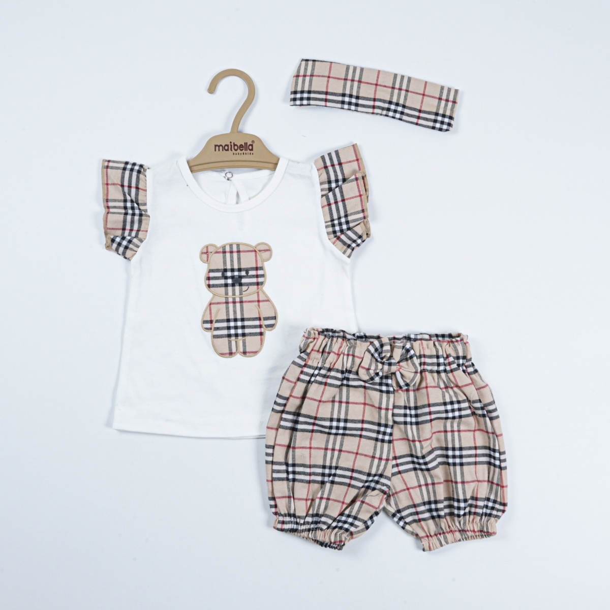 EKOSE AYICIK NAKIŞLI BANDANALI 3 LÜ YAZLIK TAKIM