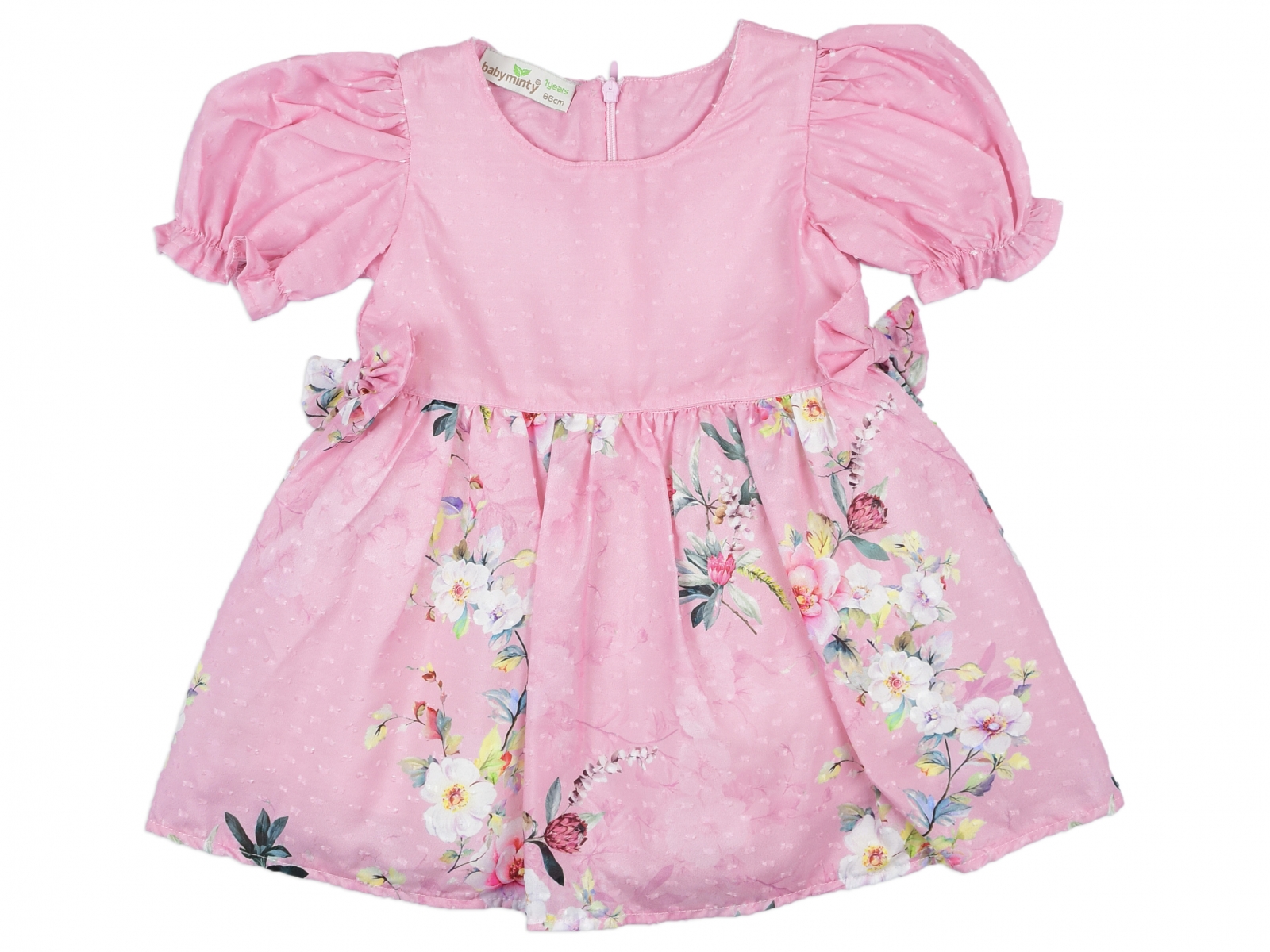 ÇİÇEKLİ ELBİSE 1-4 YAŞ