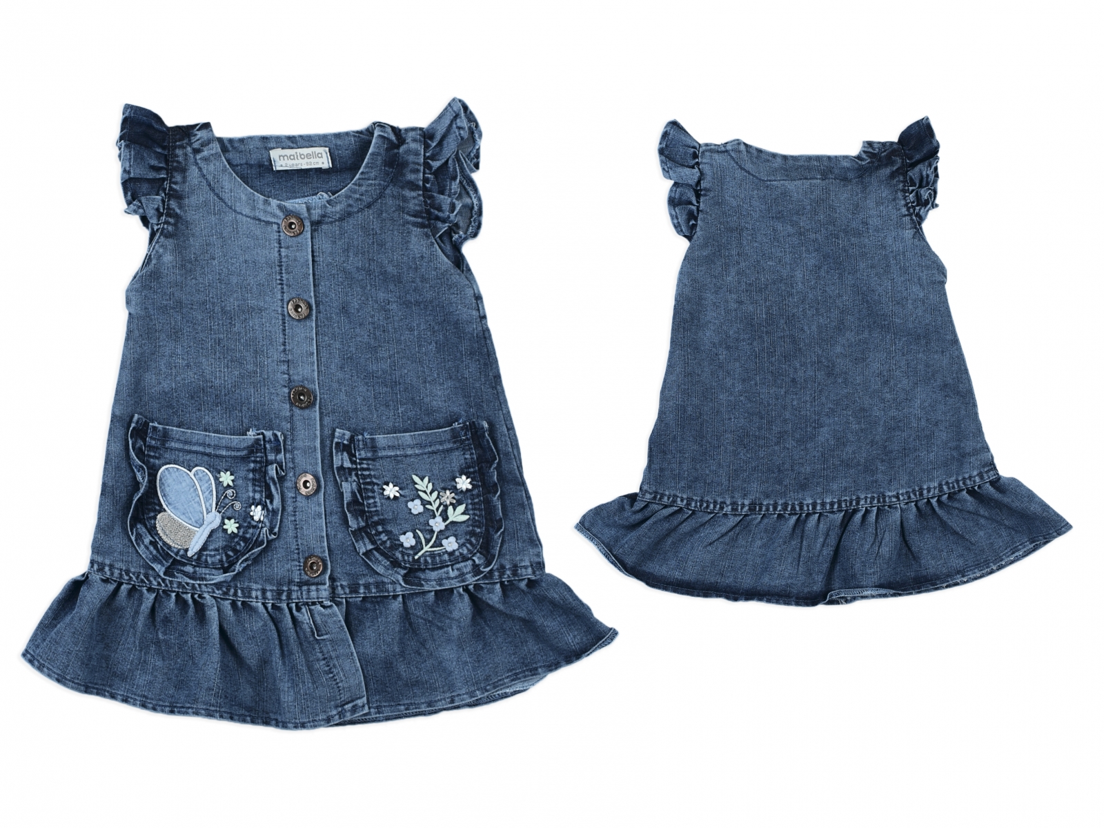 KELEBEK KOLSUZ KOT ELBİSE