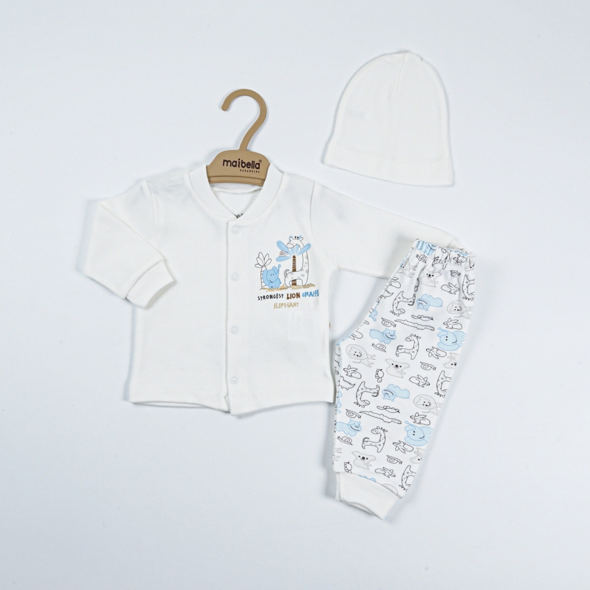 HAYVAN DESENLİ 2 Lİ PİJAMA TAKIMI