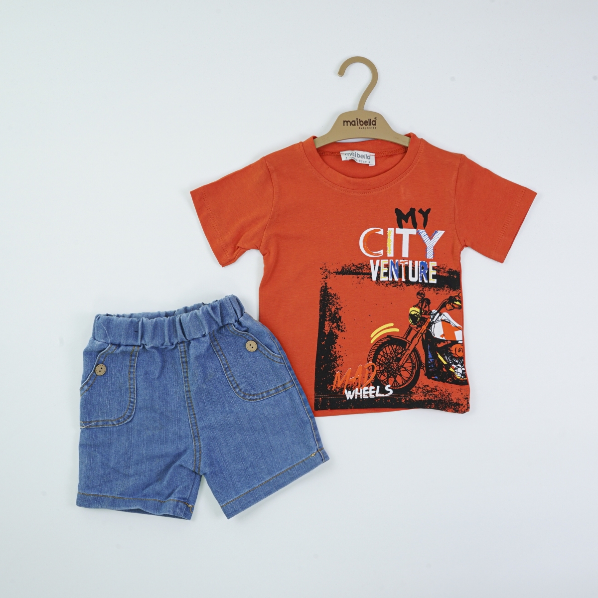 MY CİTY VENTURE KOT ŞORTLU 2 Lİ TAKIM