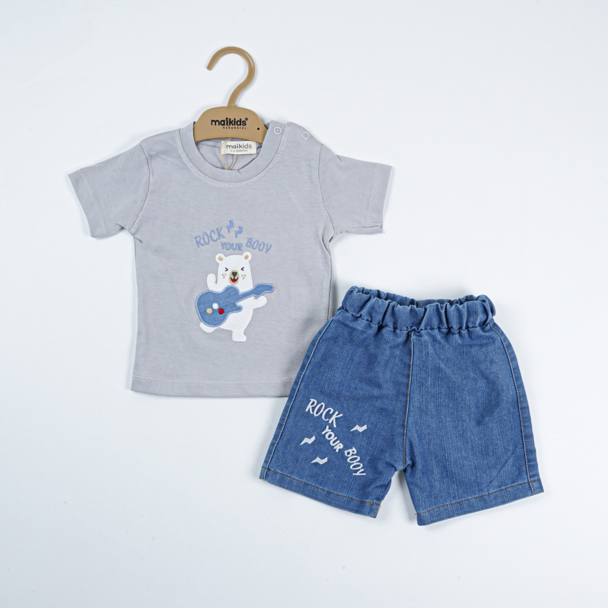 ROCK YOUR BOOY KOT ŞORTLU İKİLİ TAKIM