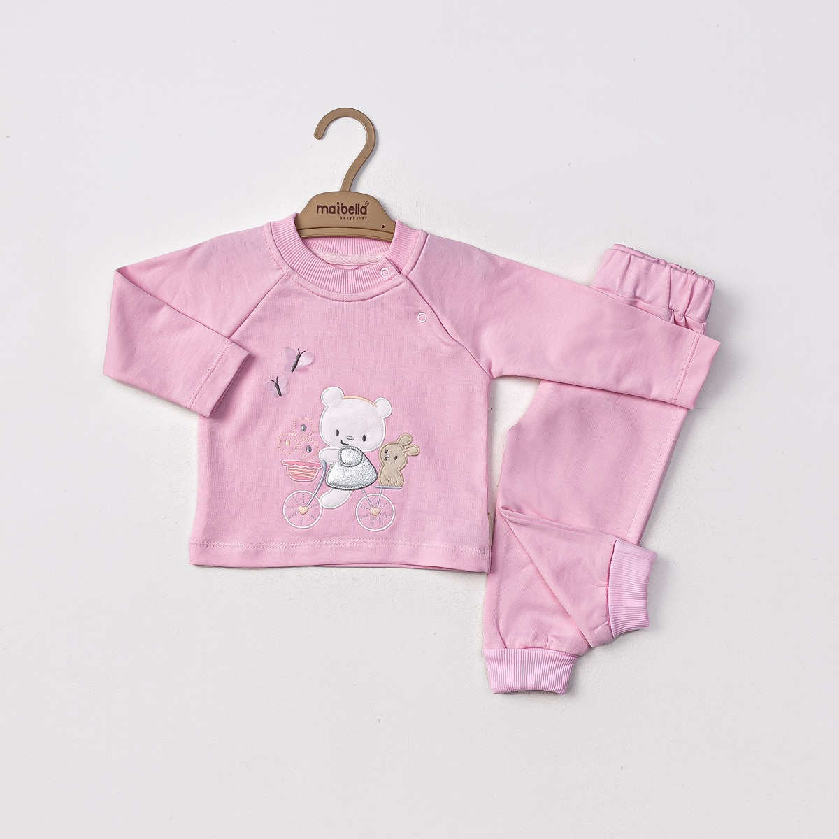 BİSİKLETLİ AYI SWEAT 2 Lİ TAKIM