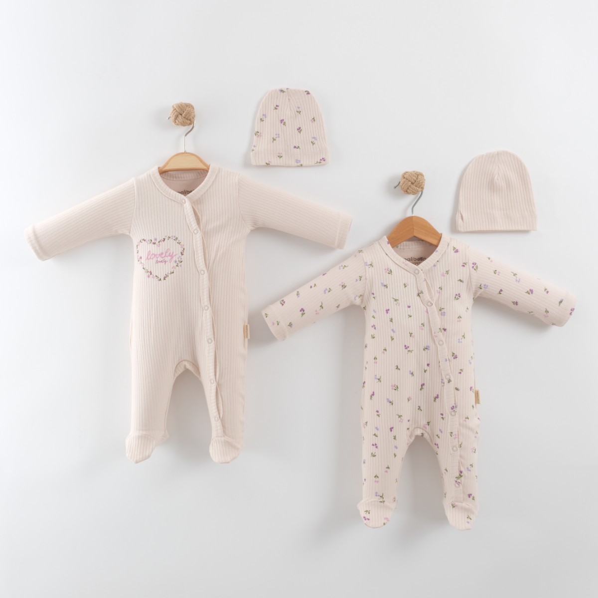 LOVELY ŞAPKALI 2 Lİ TULUM