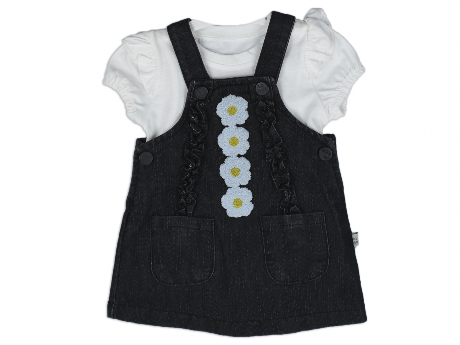 ÇİÇEK ETEKLİ SALOPET TAKIM