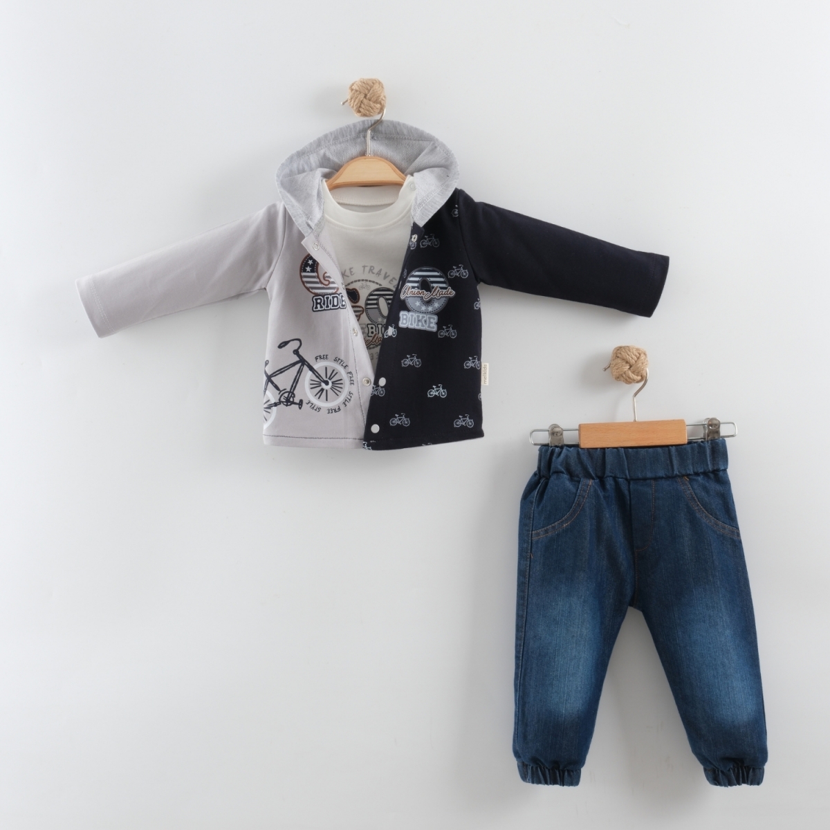 FREE STYLE BİKE KOT PANTOLON 3 LÜ TAKIM