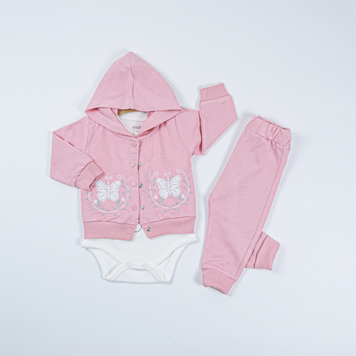 KELEBEK NAKIŞLI 3 LÜ TAKIM