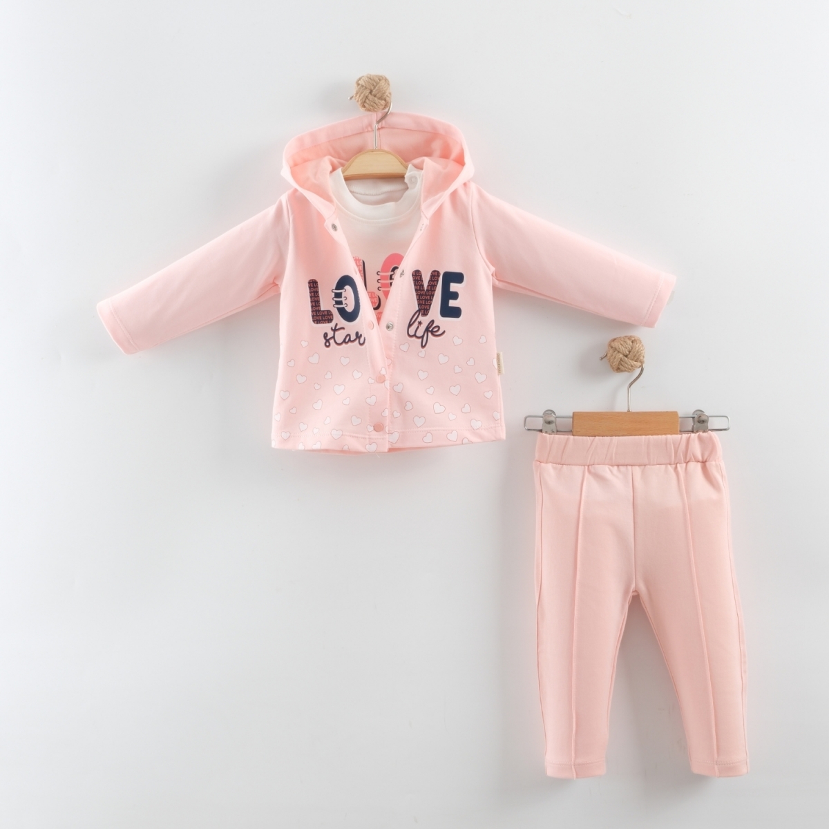 LOVE BASKILI 3 LÜ TAKIM