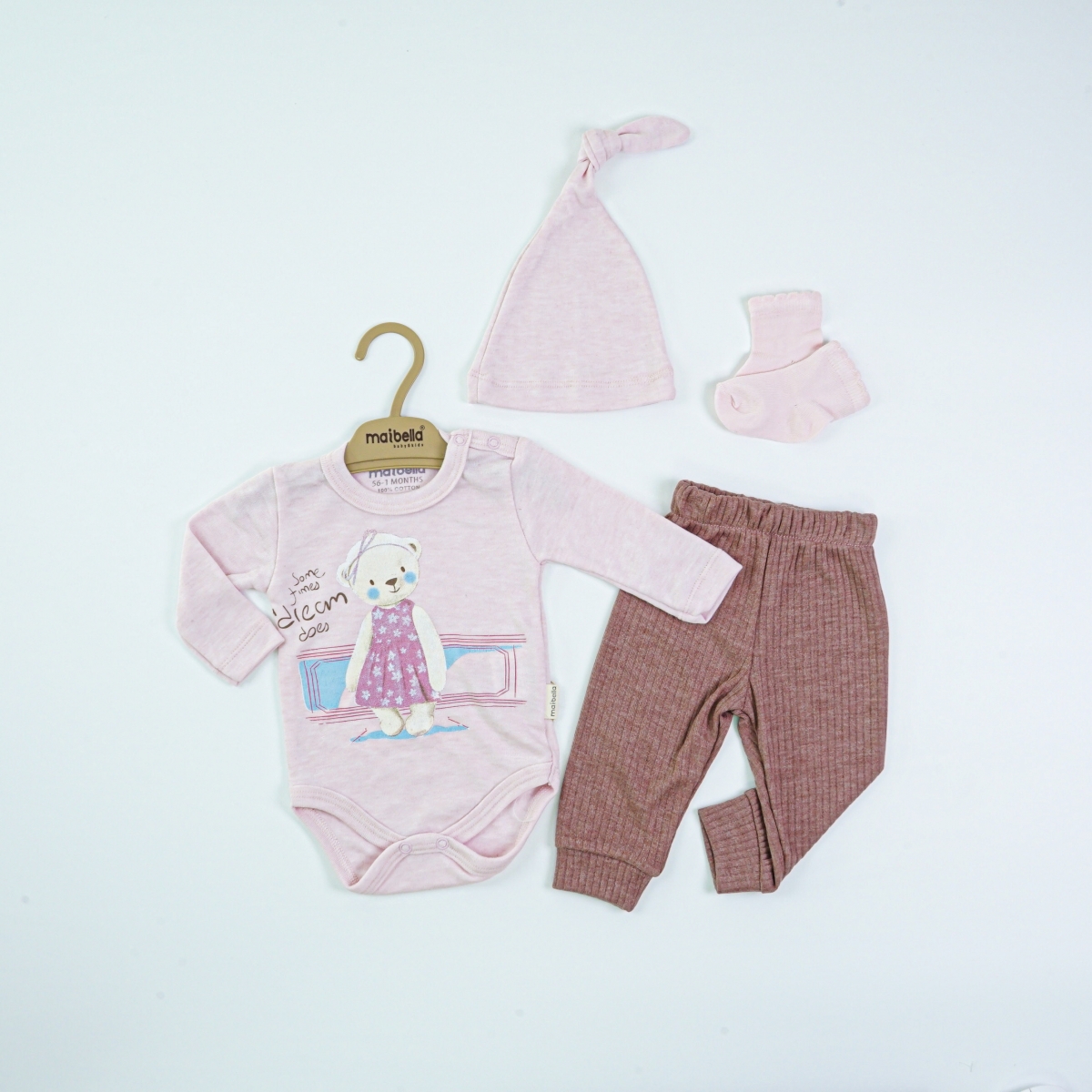 AYICIK DESENLİ 4 LÜ SET