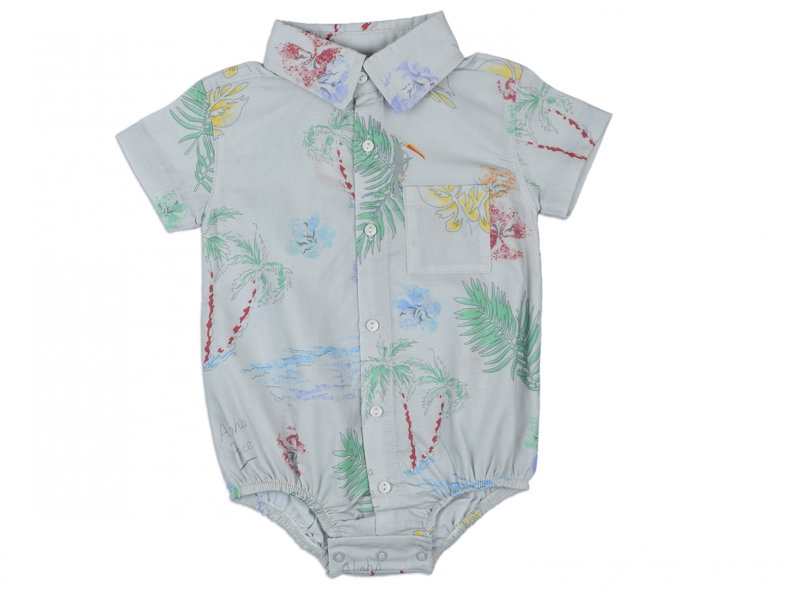 ALOHA AYLIK DÜĞMELI GÖMLEK