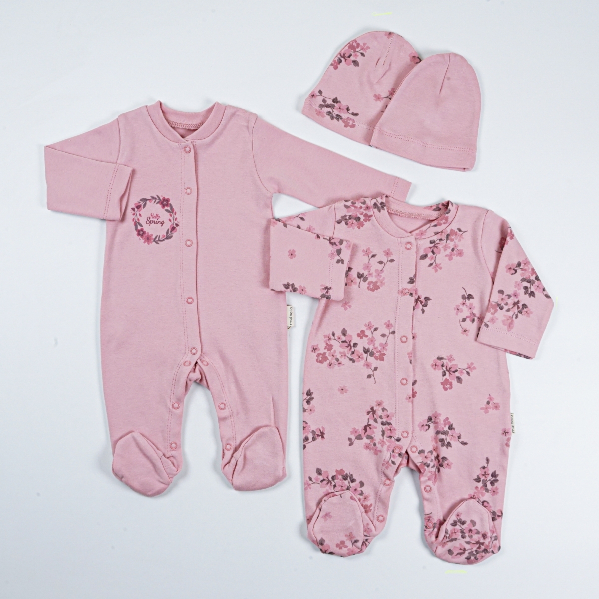 HELLO SPRİNG ŞAPKALI 2 Lİ TULUM