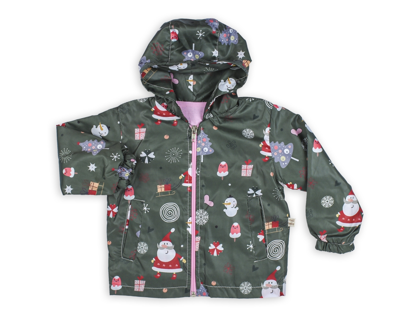 KIŞ TEMALI DESEN YAĞMURLUK