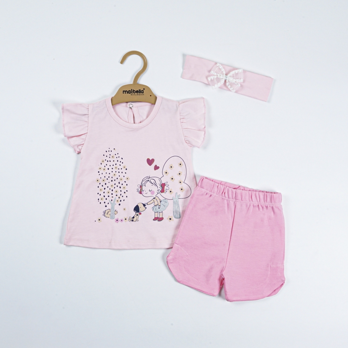 FRİENDS BASKILI BANDANALI 3 LÜ YAZLIK TAKIM