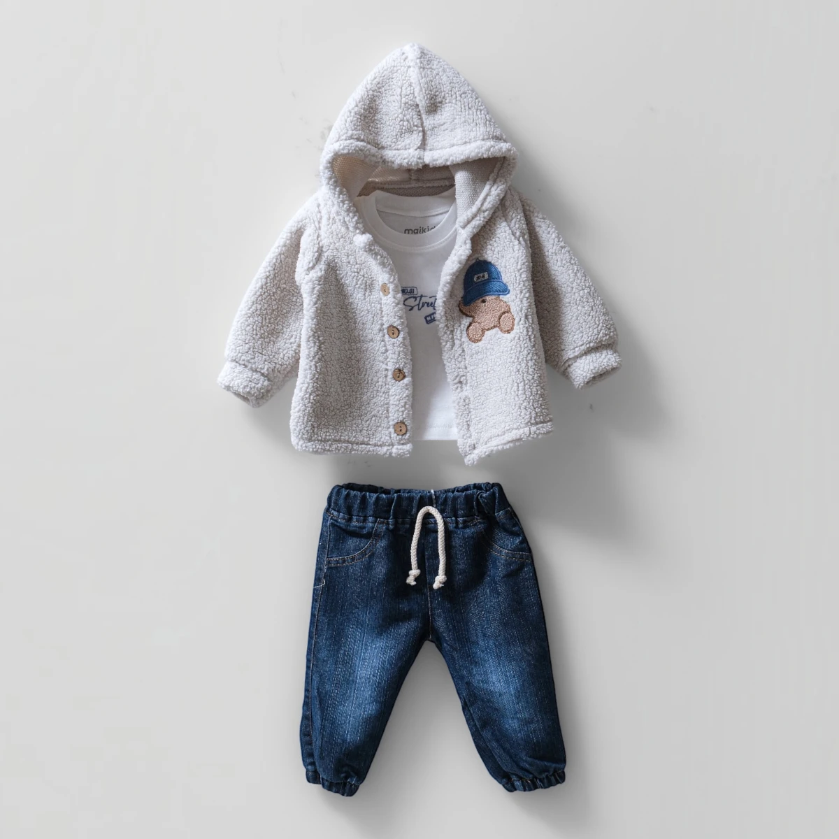 MAİ01-26547 NİCE STREET VELSOFT KOTLU ÜÇLÜ TAKIM