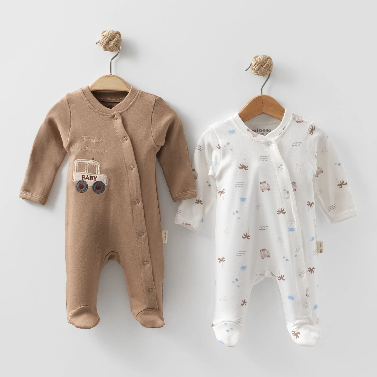 MAİ01-3293-1 ARAÇ DESENLİ 2 Lİ TULUM