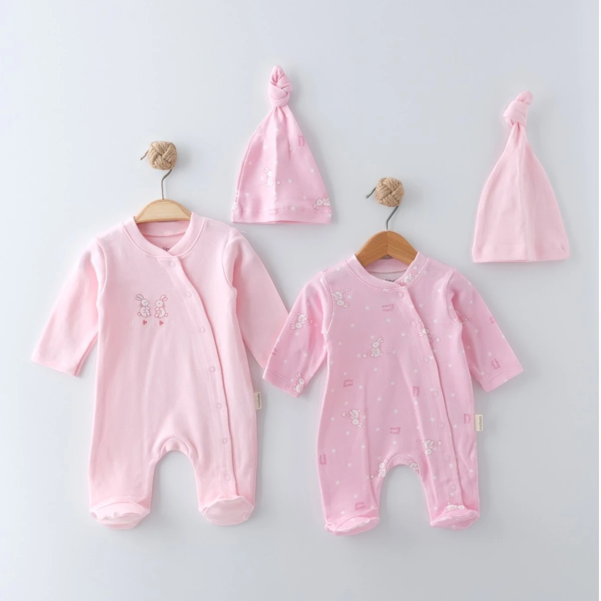 MAİ01-70079-1 TAVŞAN BASKILI 2Lİ TULUM