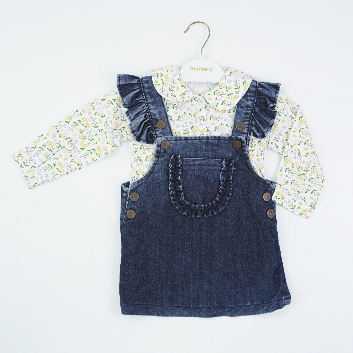 ÇİÇEK GÖMLEKLİ JİLE TAKIM