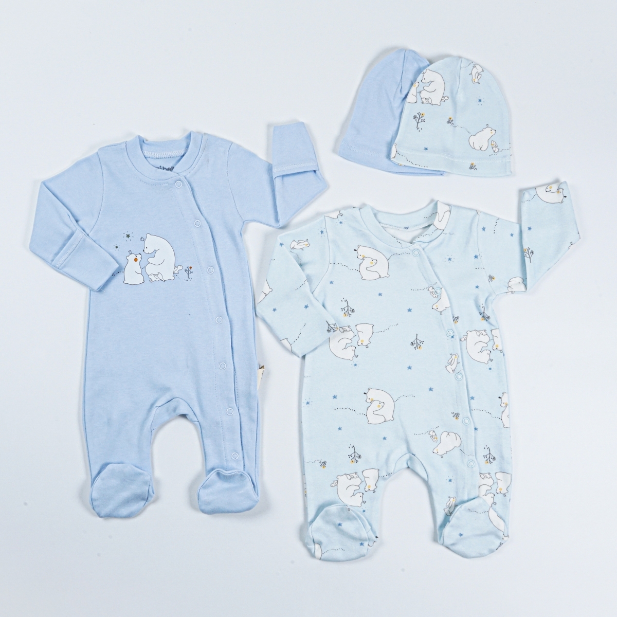 KUTUP DESENLİ ŞAPKALI 2 Lİ TULUM