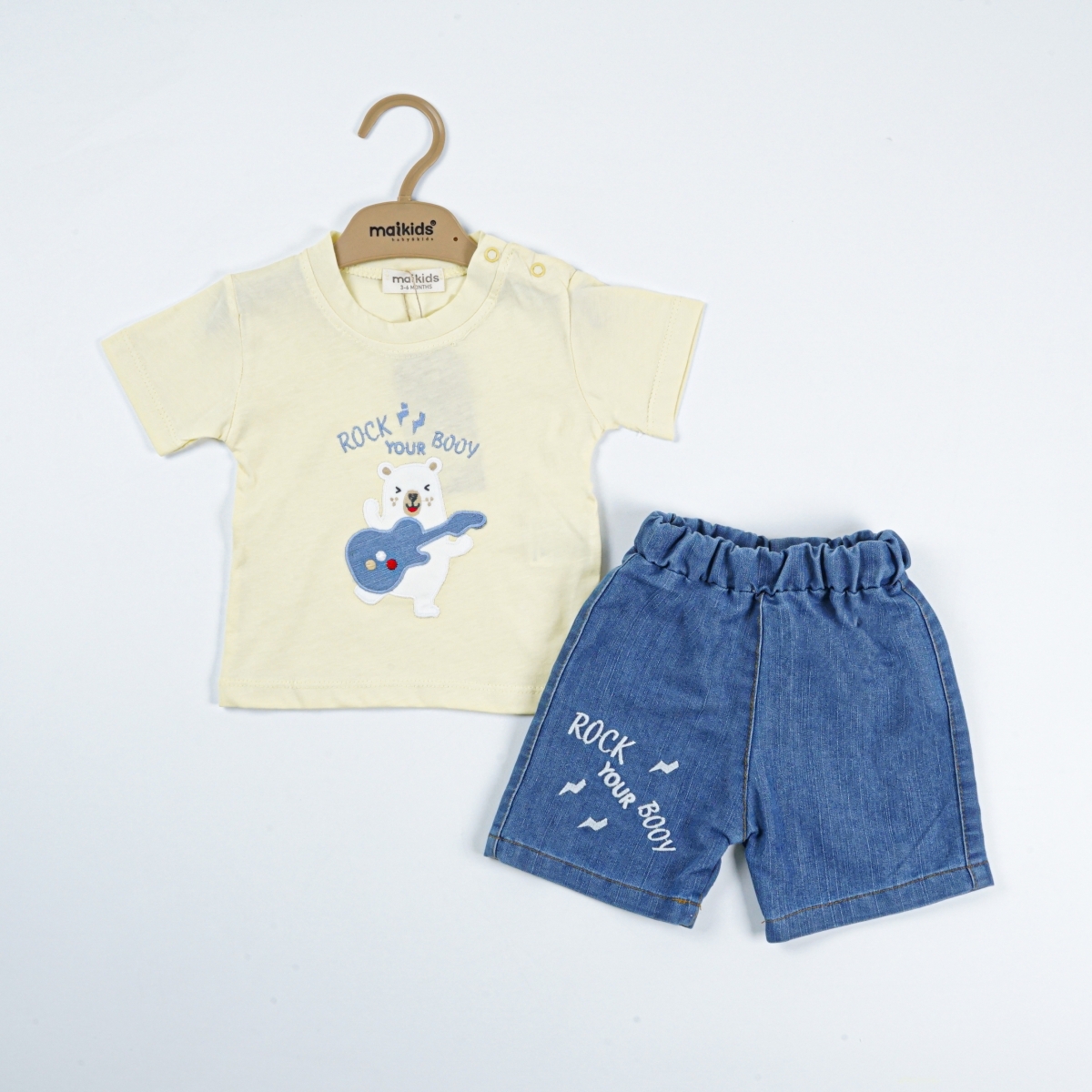 ROCK YOUR BOOY KOT ŞORTLU İKİLİ TAKIM