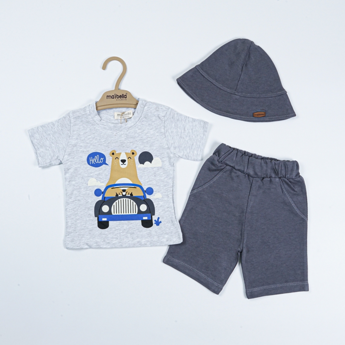 ARABADA Kİ AYI 3 LÜ YAZLIK TAKIM