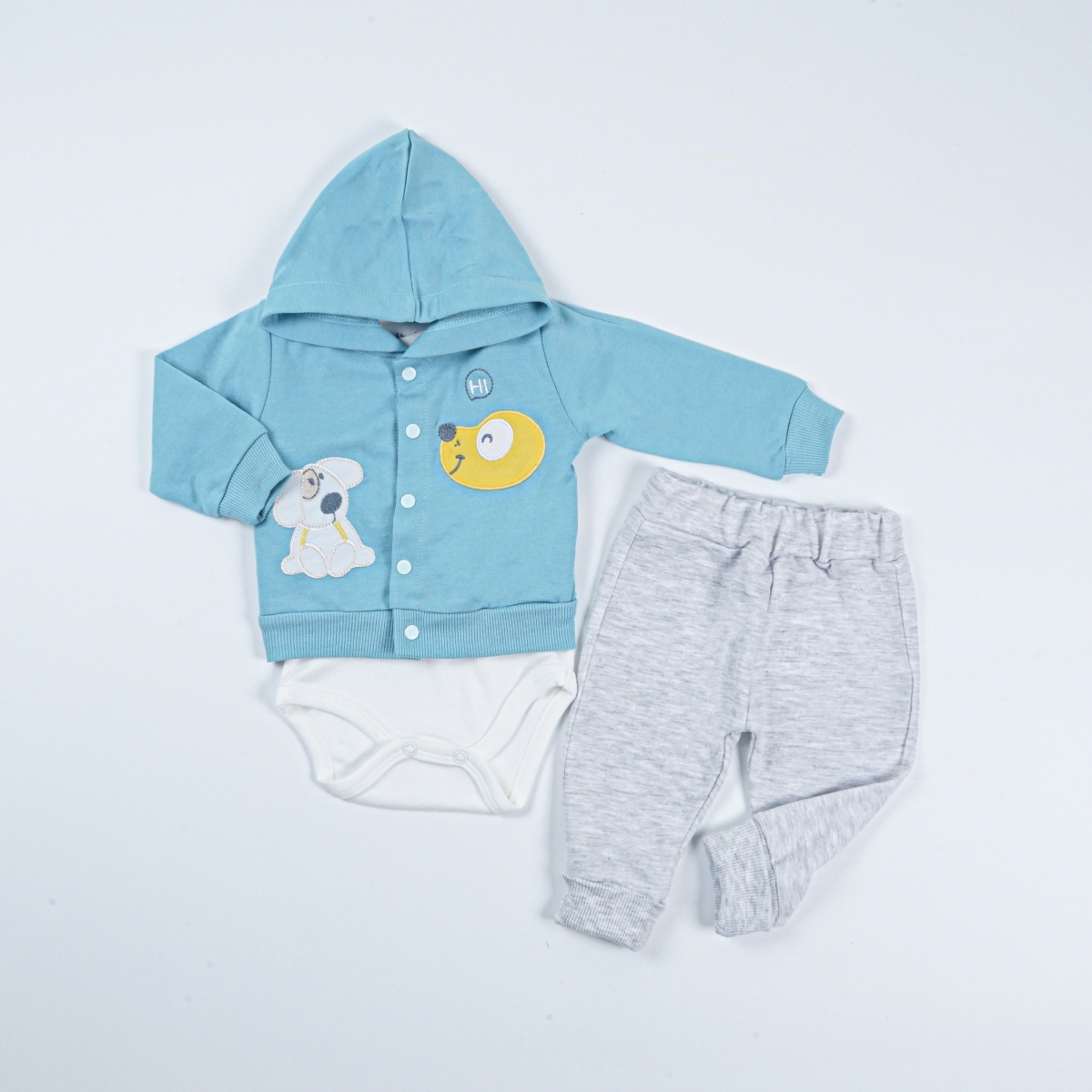 KÖPEKLİ 3 LÜ  TAKIM