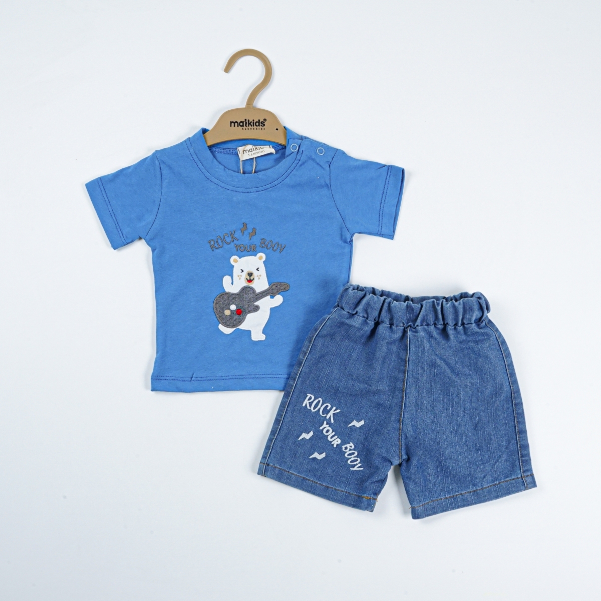 ROCK YOUR BOOY KOT ŞORTLU İKİLİ TAKIM