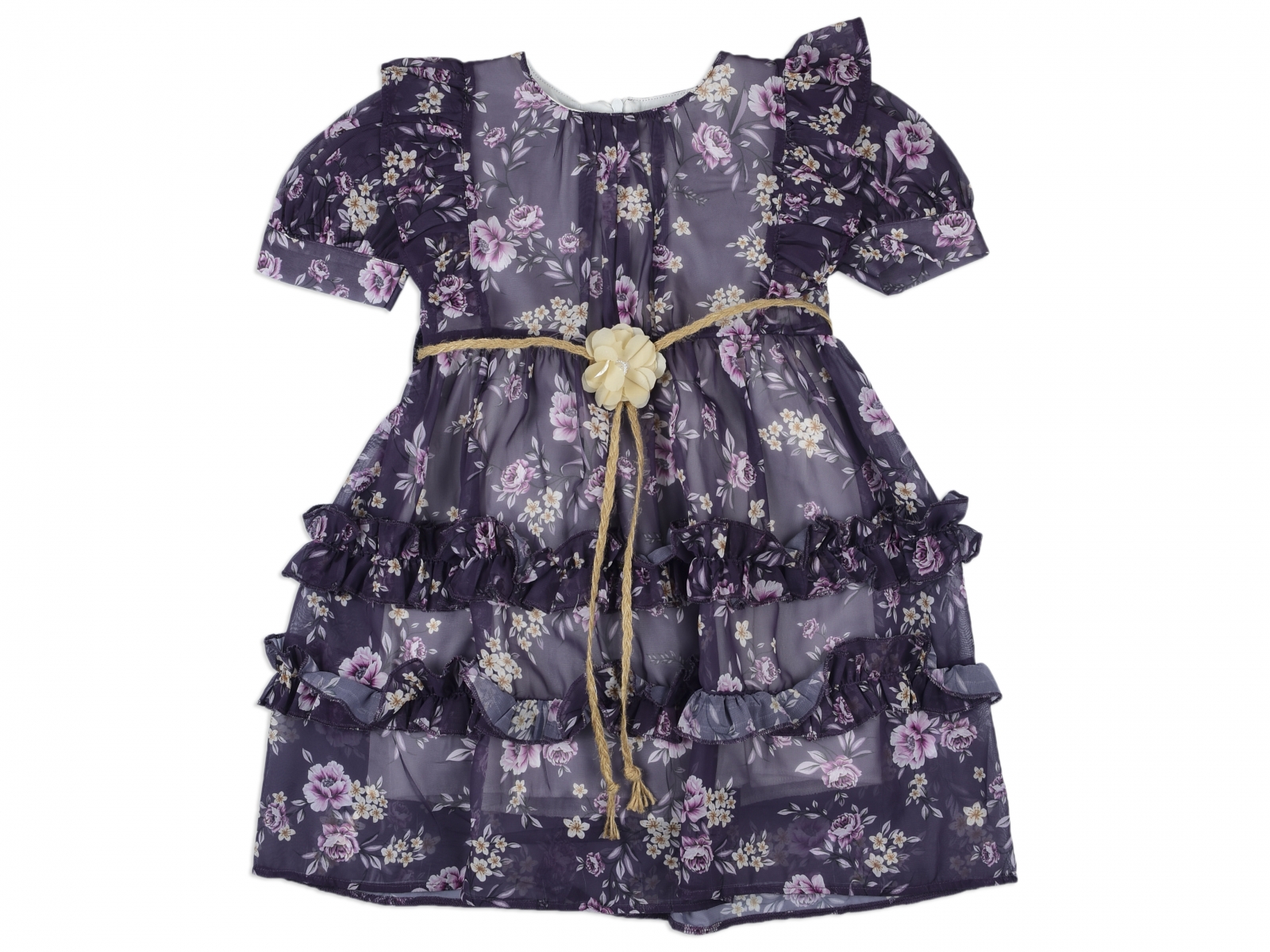 KAT KAT KEMERLİ ELBİSE