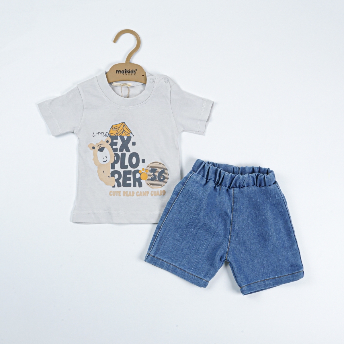 EXPLORER KOT ŞORTLU İKİLİ TAKIM