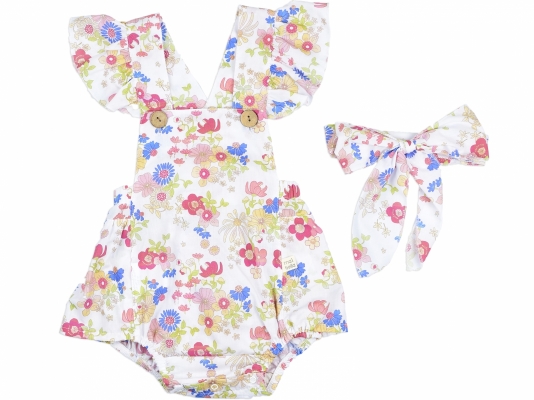ÇİÇEKLİ ROMPER