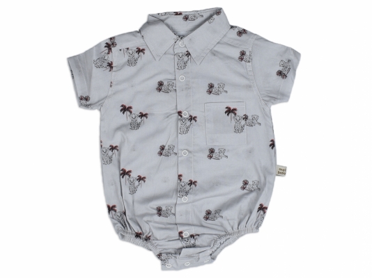 LEOPARLI AYLIK ÇITÇITLI GÖMLEK