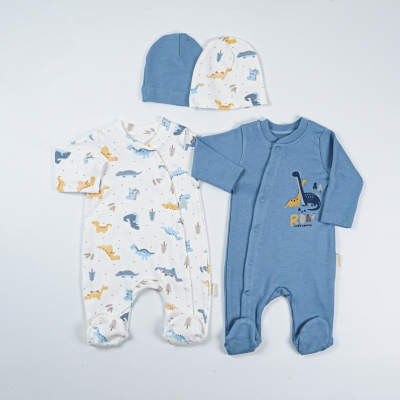 CUTE DİNO ŞAPKALI 2 Lİ TULUM