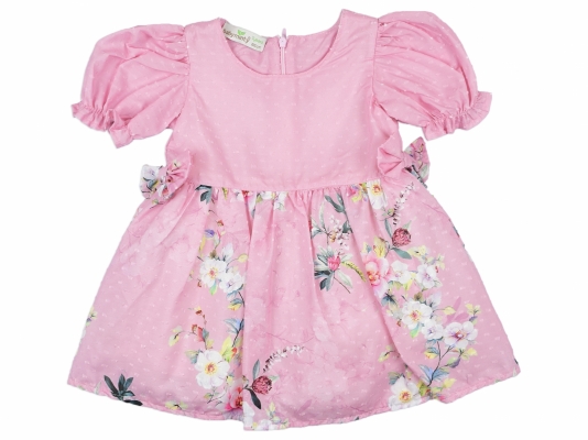 ÇİÇEKLİ ELBİSE 1-4 YAŞ