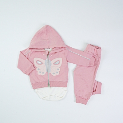 KELEBEK NAKIŞ 3 LÜ TAKIM