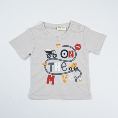 ON THE MOVE BASKILI AYLIK TİŞÖRT