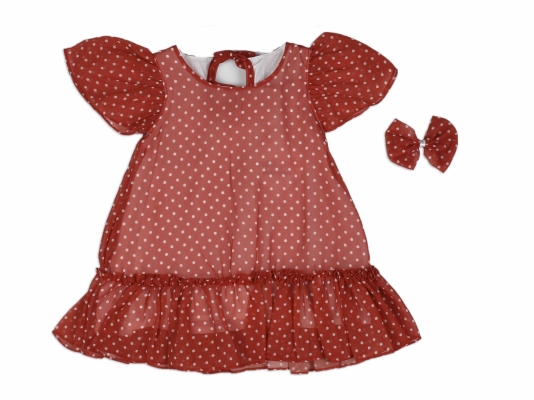 ŞİFON ELBİSE 1-4 YAŞ