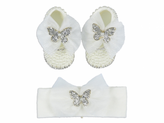 KIZ EL YAPIMI PATİK BANDANA SET