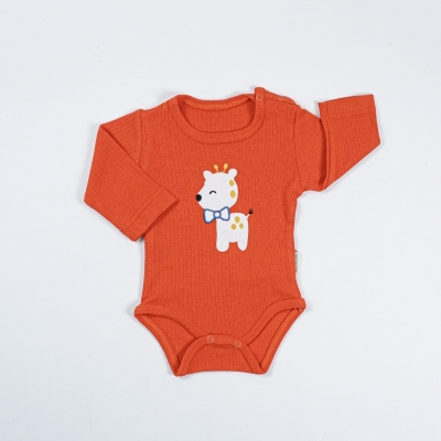 ZÜRAFA NAKIŞLI BODY UZUN KOL