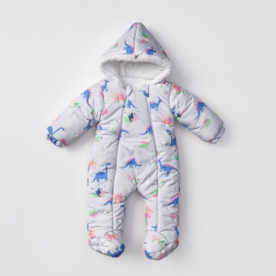 DİNAZOR ÇİÇEK YAPRAK DESENLİ KOZMONOT