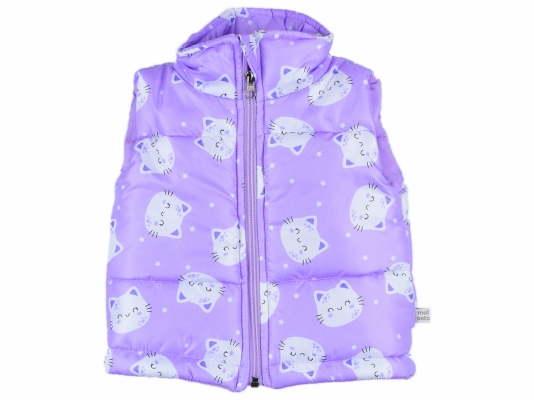 KEDİ DESENLİ YELEK