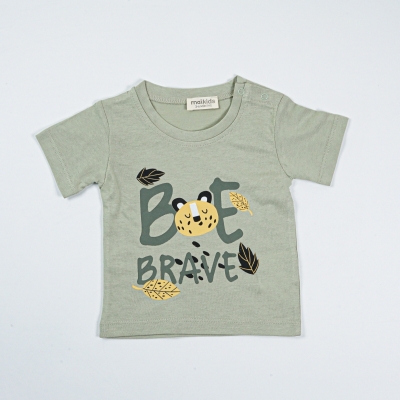 BRAVE BASKILI AYLIK TİŞÖRT