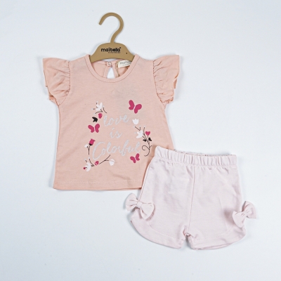 LOVE KELEBEKLİ 2 Lİ YAZLIK TAKIM