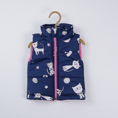 KEDİ DESENLİ YELEK