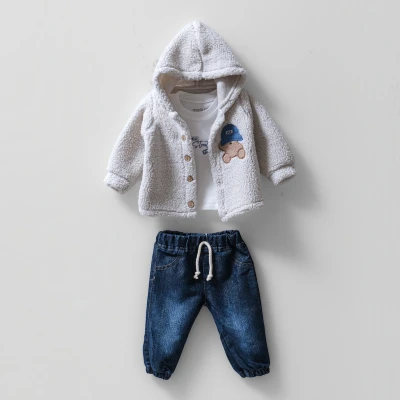 MAİ01-26547 NİCE STREET VELSOFT KOTLU ÜÇLÜ TAKIM