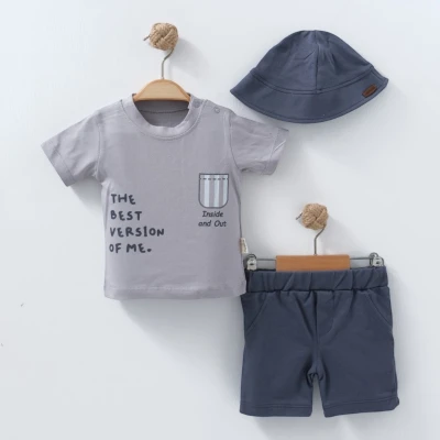 MAİ01-8378 THE BEST OF ME  ŞAPKALI 3 LÜ TAKIM