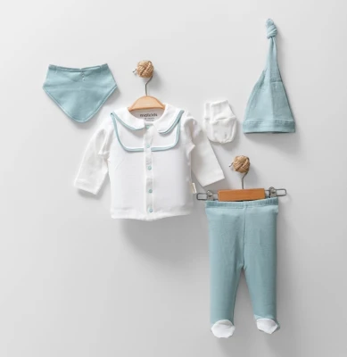 MAİ01-9066-2 DÜZ NEWBORN  5 Lİ SET