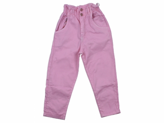 LİKRALI PFD BEL LASTİKLİ KEMERLİ KIZ PANTOLON 3-7 YAŞ